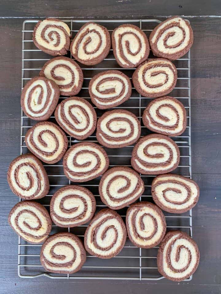 let the cookies cool on the wire rack.