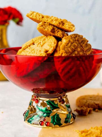 almond flour peanut butter cookies image.