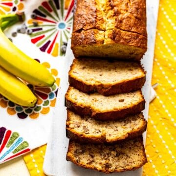 banana bread without baking soda featured image.