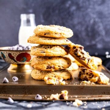 chocolate chip cookies without brown sugar's featured shot.