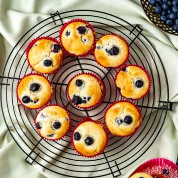 featured image for blueberry muffin.